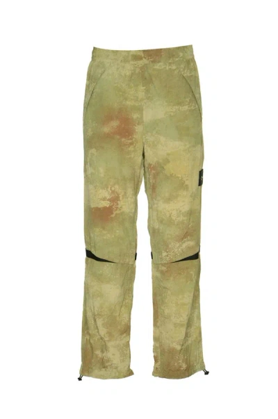 Shop Stone Island Trousers In Natural Beige
