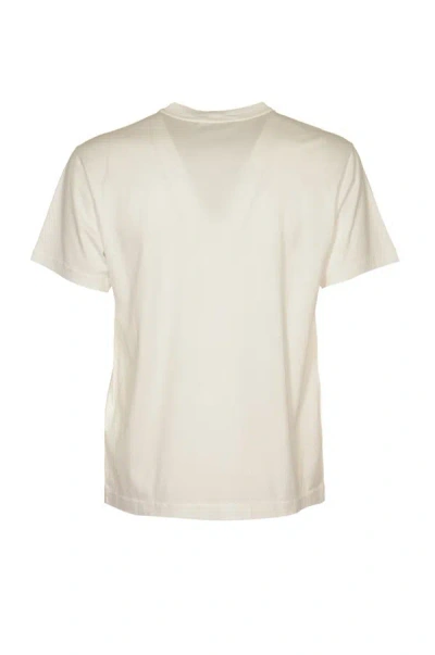 Shop Stone Island T-shirts And Polos White