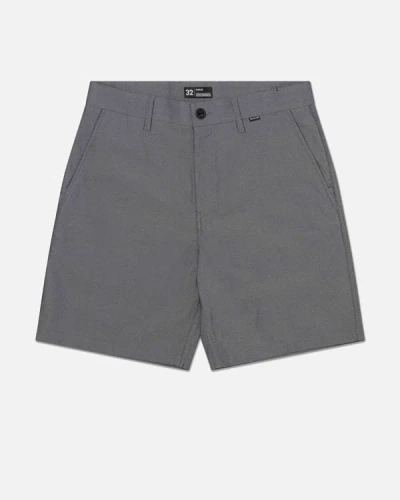 United Legwear Men's H2o-dri Vapor Chino 19" Walkshort In Black