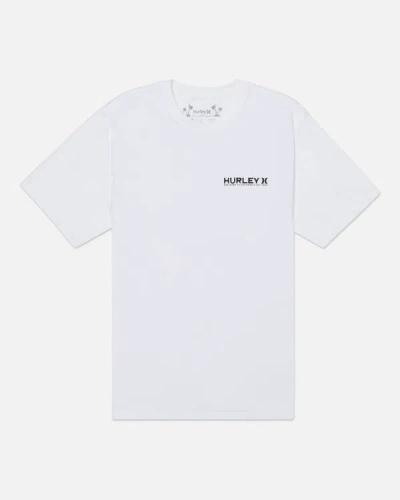 Shop United Legwear Men's Everyday Stork Palms Short Sleeve T-shirt In White