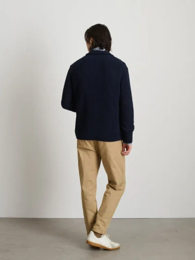 Alex Mill Mitchell Cardigan In Linen Cotton In Dark Navy