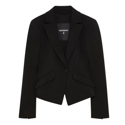 Shop Patrizia Pepe Black Polyester Suits & Blazer