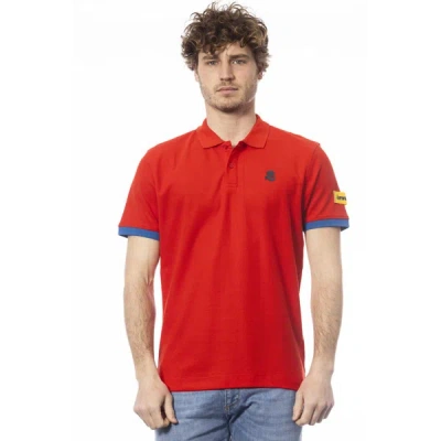 Shop Invicta Red Cotton Polo Shirt