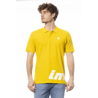 Shop Invicta Yellow Cotton Polo Shirt