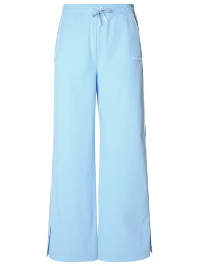 Shop Duvetica 'trena' Light Blue Polyamide Blend Trousers