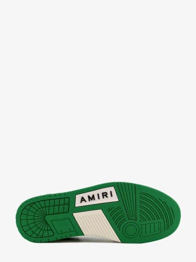 Shop Amiri Man Skel Top Low Man Green Sneakers