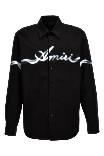 Shop Amiri Men ' Smoke' Shirt In Multicolor