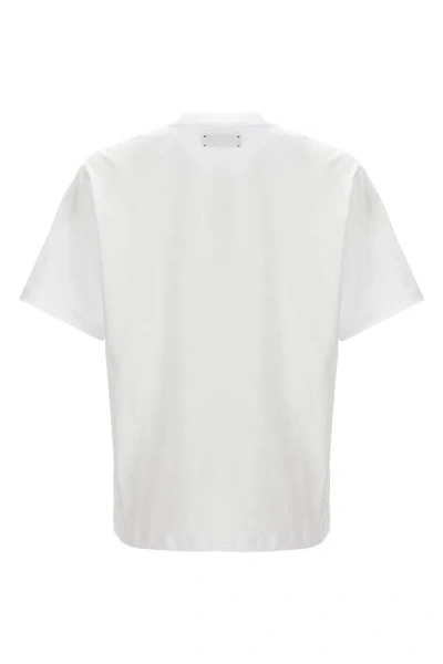 Shop Amiri Men 'staggered Chrome' T-shirt In White