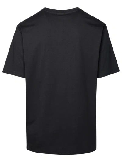Shop Balmain Man  ' Star' Black Cotton T-shirt