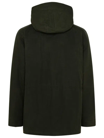 Shop Fay Man  Archive Parka In Green Cotton