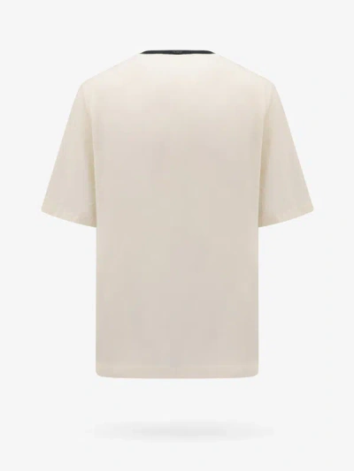 Shop Fendi Man T-shirt Man White T-shirts