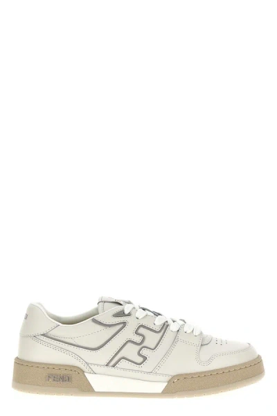 Shop Fendi Men ' Match' Sneakers In White
