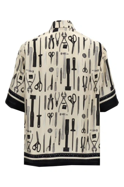 Shop Fendi Men ' Tools' Shirt In Multicolor