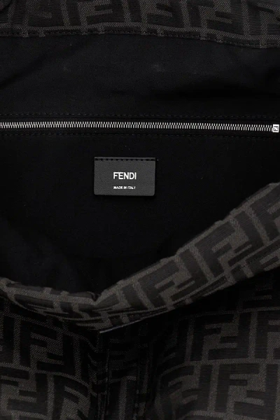 Shop Fendi Men 'strike Medium' Backpack In Black