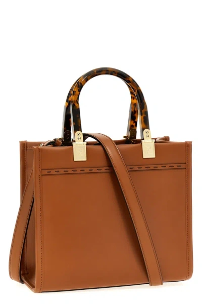 Shop Fendi Women ' Sunshine Small' Handbag In Brown