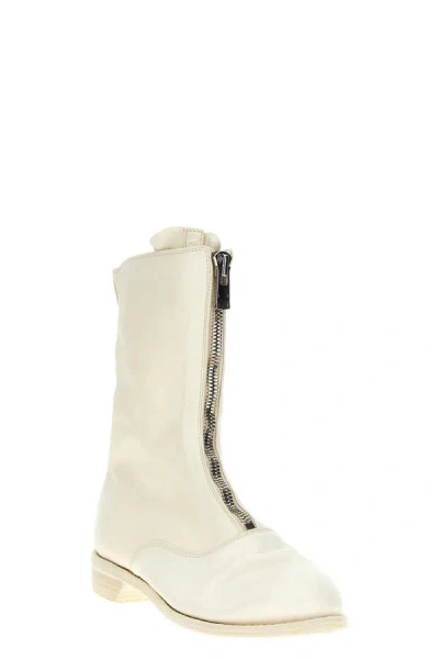 Shop Guidi Women '310' Ankle Boots In White