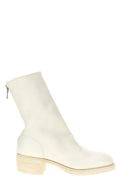 Shop Guidi Women '788zx' Ankle Boots In White