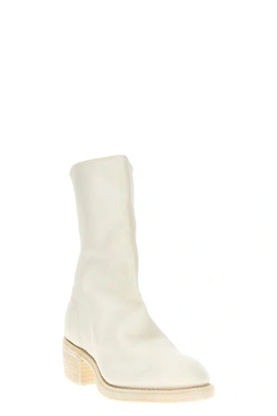 Shop Guidi Women '788zx' Ankle Boots In White
