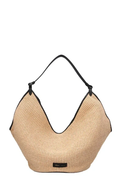 Shop Khaite Women 'lotus' Midi Shopping Bag In Cream