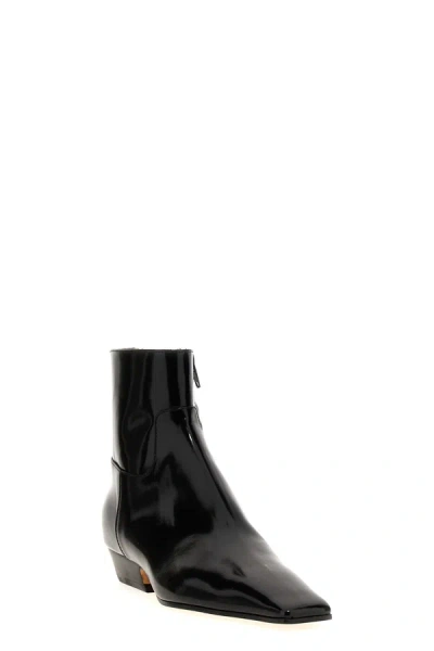 Shop Khaite Women 'marfa' Ankle Boots In Black