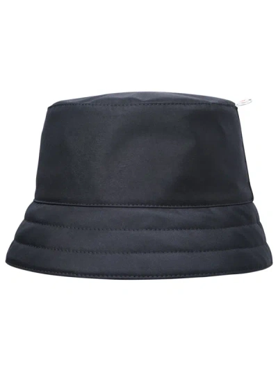 Shop Moncler Grenoble Woman  Grenoble Black Nylon Hat