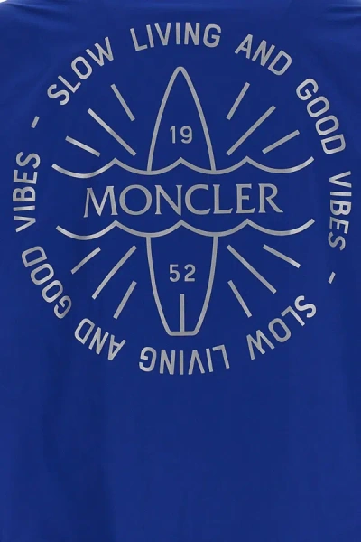 Shop Moncler Men 'clapier' Hooded Jacket In Blue