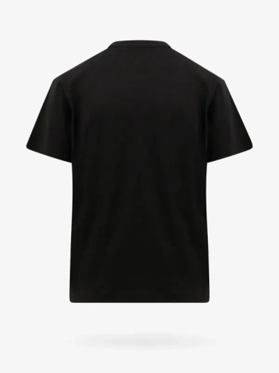 Shop Moncler Woman T-shirt Woman Black T-shirts