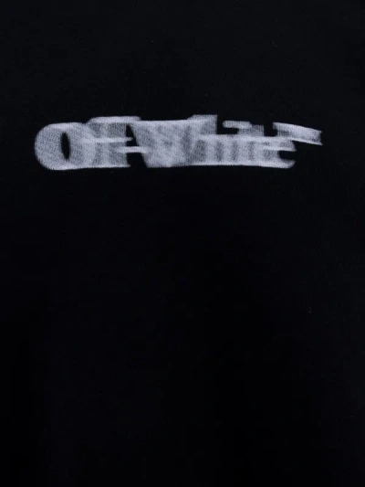 Shop Off-white Off White Man Sweatshirt Man Black Sweatshirts