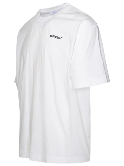 Shop Off-white Man  White Cotton T-shirt