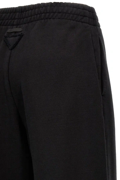 Shop Prada Women Feather Pants In Black