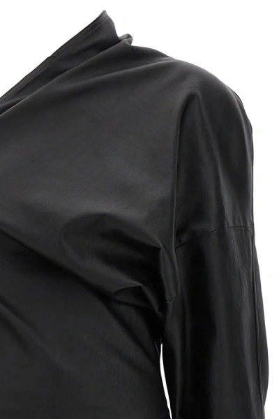 Shop Rick Owens Women 'one Sleeve' Top In Black
