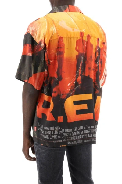 Shop Diesel Bowling Shirt By S In Multicolor