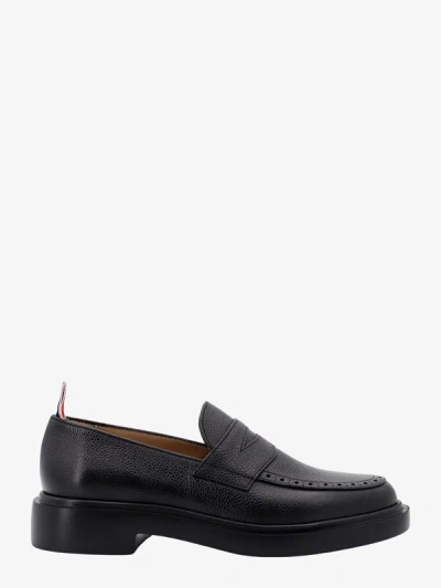 Shop Thom Browne Woman Loafer Woman Black Loafers
