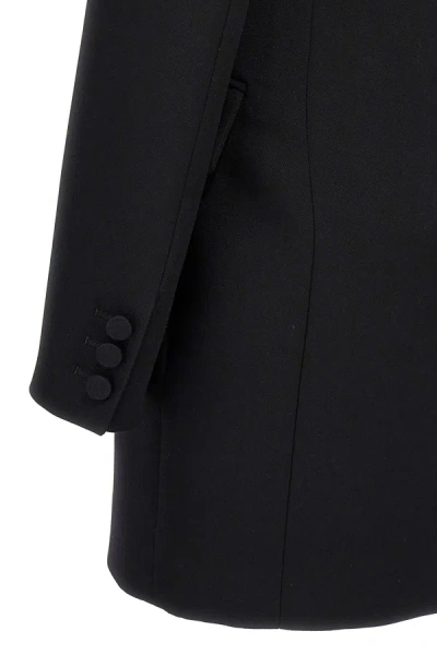 Shop Valentino Garavani Women  Tuxedo Dress In Black