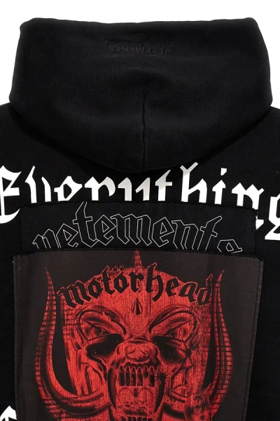 Shop Vetements Women 'motorhead' Hoodie In Black