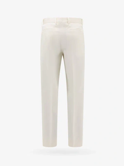 Shop Zegna Man Trouser Man White Pants