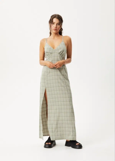 Shop Afends Maxi Dress In Green