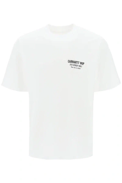 Shop Carhartt T Shirt Less Troubles In White