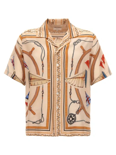 Shop Rhude Nautica Shirt, Blouse In Multicolor