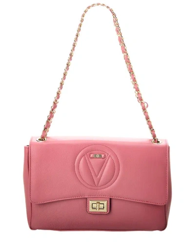 Shop Valentino By Mario Valentino Posh Signature Leather Shoulder Bag In Pink