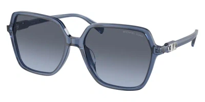 Shop Michael Kors Women's Jasper 60mm Blue Transparent Sunglasses Mk2196f-39568f-60 In Multi