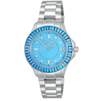 Oniss Women's Crown Blue Dial Watch In Blue