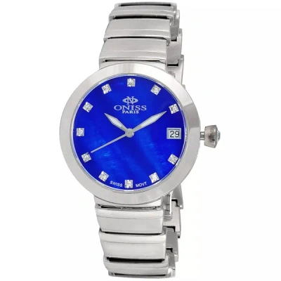 Oniss Women's Prima Blue Dial Watch In Blue