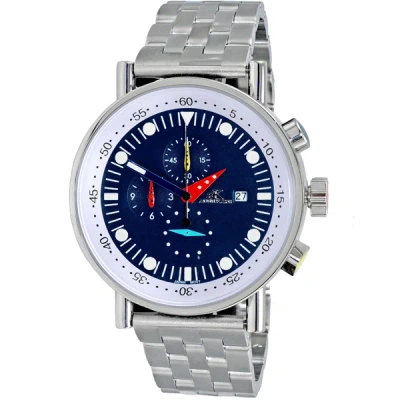 Shop Adee Kaye Men's Mando-mb Blue Dial Watch