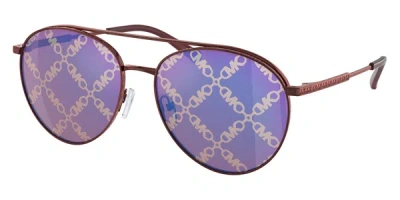 Michael Kors Women's Arches 58mm Cordovan Sunglasses Mk1138-1896gt-58 In Pink