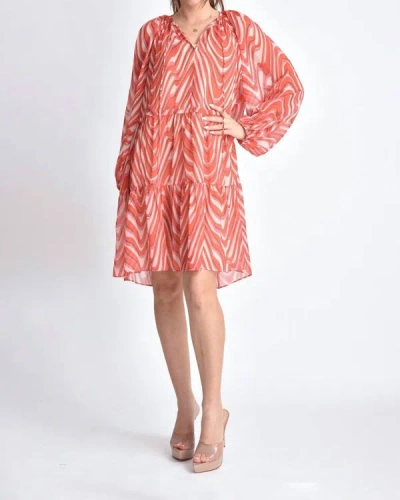 Shop Muche & Muchette Romana Wave Dress In Orange