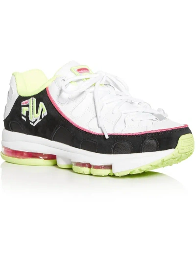 Shop Fila Silvia Trainer Womens Leather Gym Running Shoes In Multi