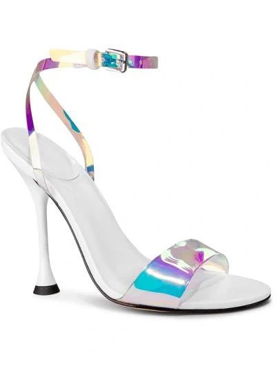 Marc Fisher Ltd Calisty Womens Slip-on Strappy Heels In Blue