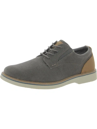 Shop Nunn Bush Barklay Pt Ox Mens Leather Lace Up Oxfords In Grey