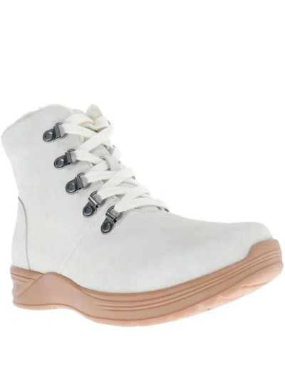 Shop Propét Demi Womens Suede Sherpa Lined Winter & Snow Boots In White
